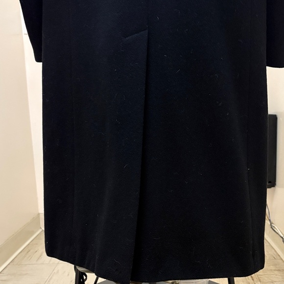 Armani Collezioni Men's Black Cashmere Overcoat Size 42 - Picture 6 of 16
